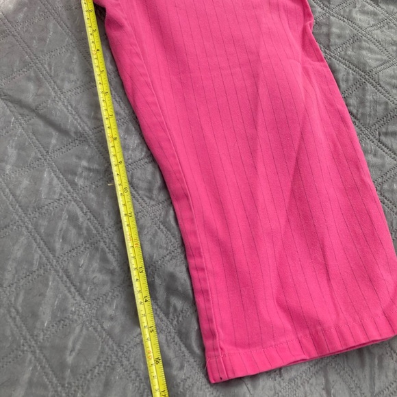 Y2K Pink Grey Pinstripe Dickies Capris Jrs 5 - Picture 15 of 15
